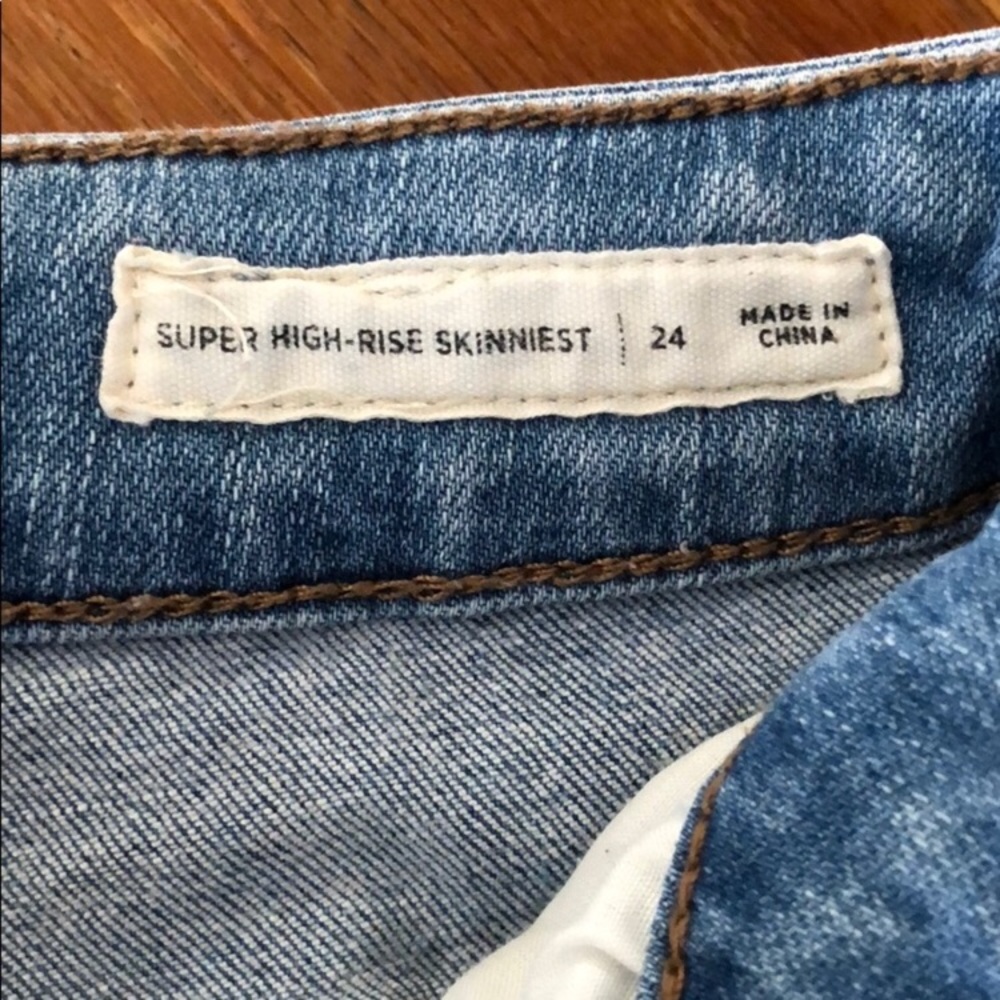 PACSUN Patch Super HighRise Skinniest Skinny Jeans - Picture 3 of 8